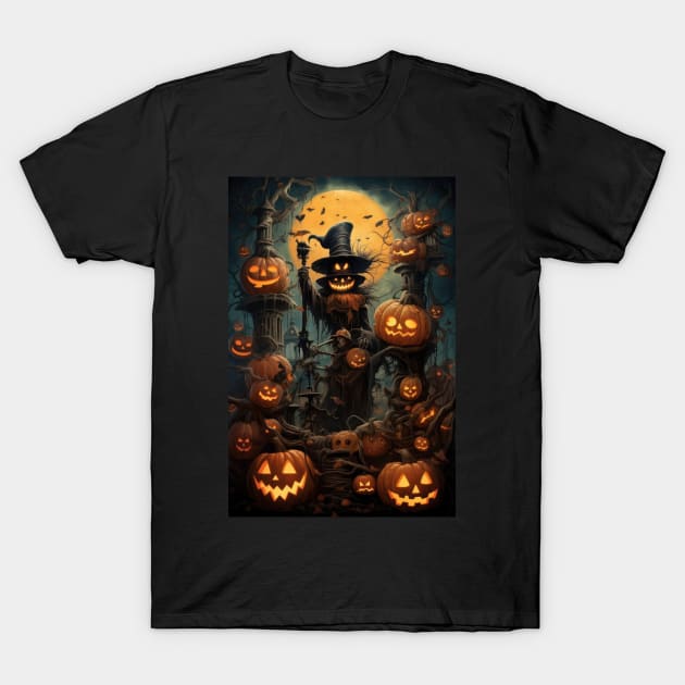 Helloween party night T-Shirt by sheelashop